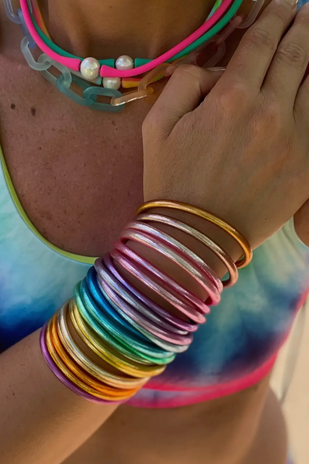 Rainbow - Single Mantra Bangle