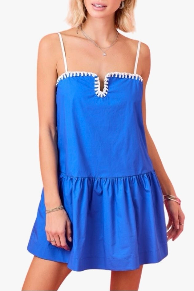 Blue Stitch Dress