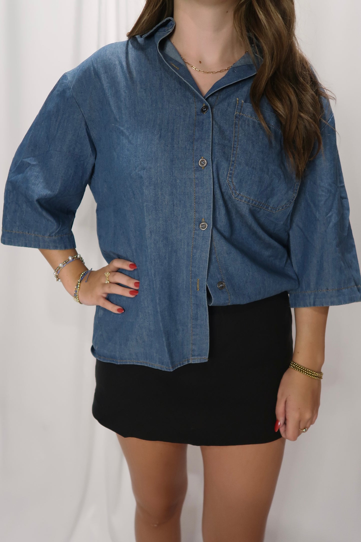 True Blues Denim Top