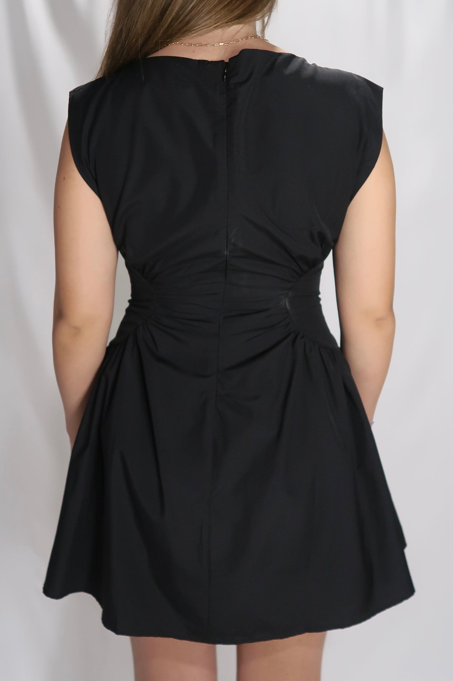 Gia Cinch Dress - Black