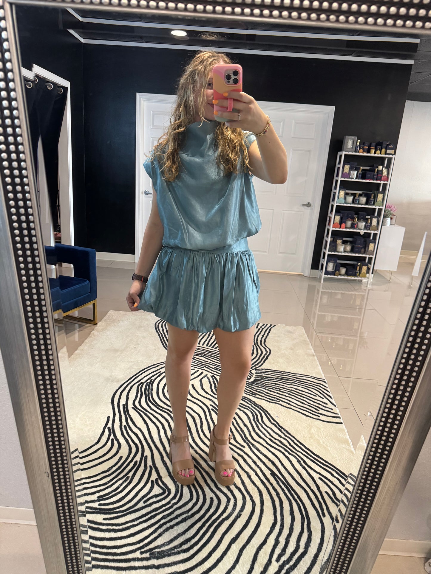 Sea Blue Blouse