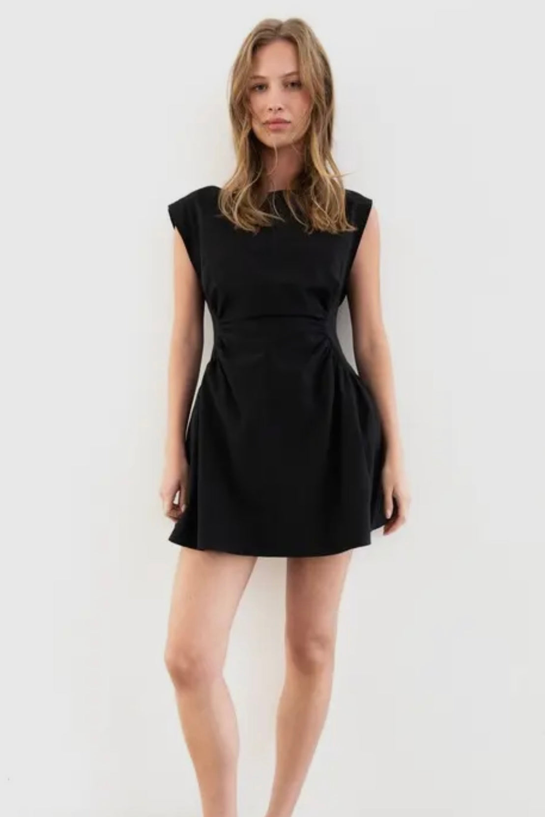 Gia Cinch Dress - Black