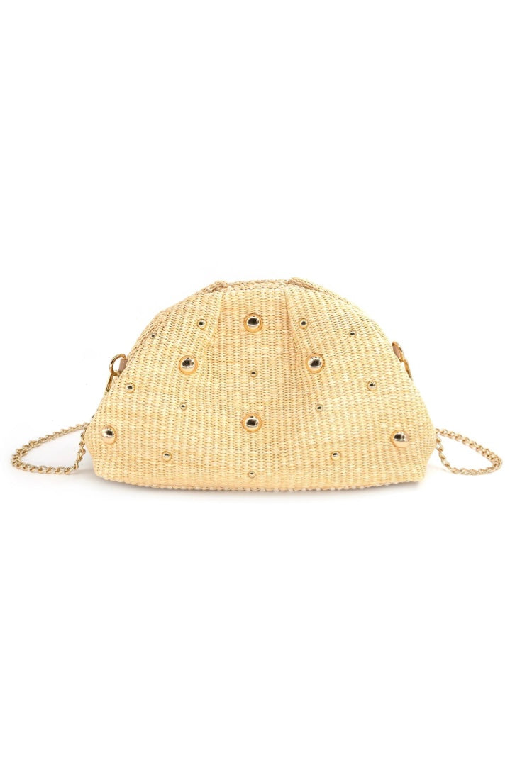 Sunset Studded Clutch