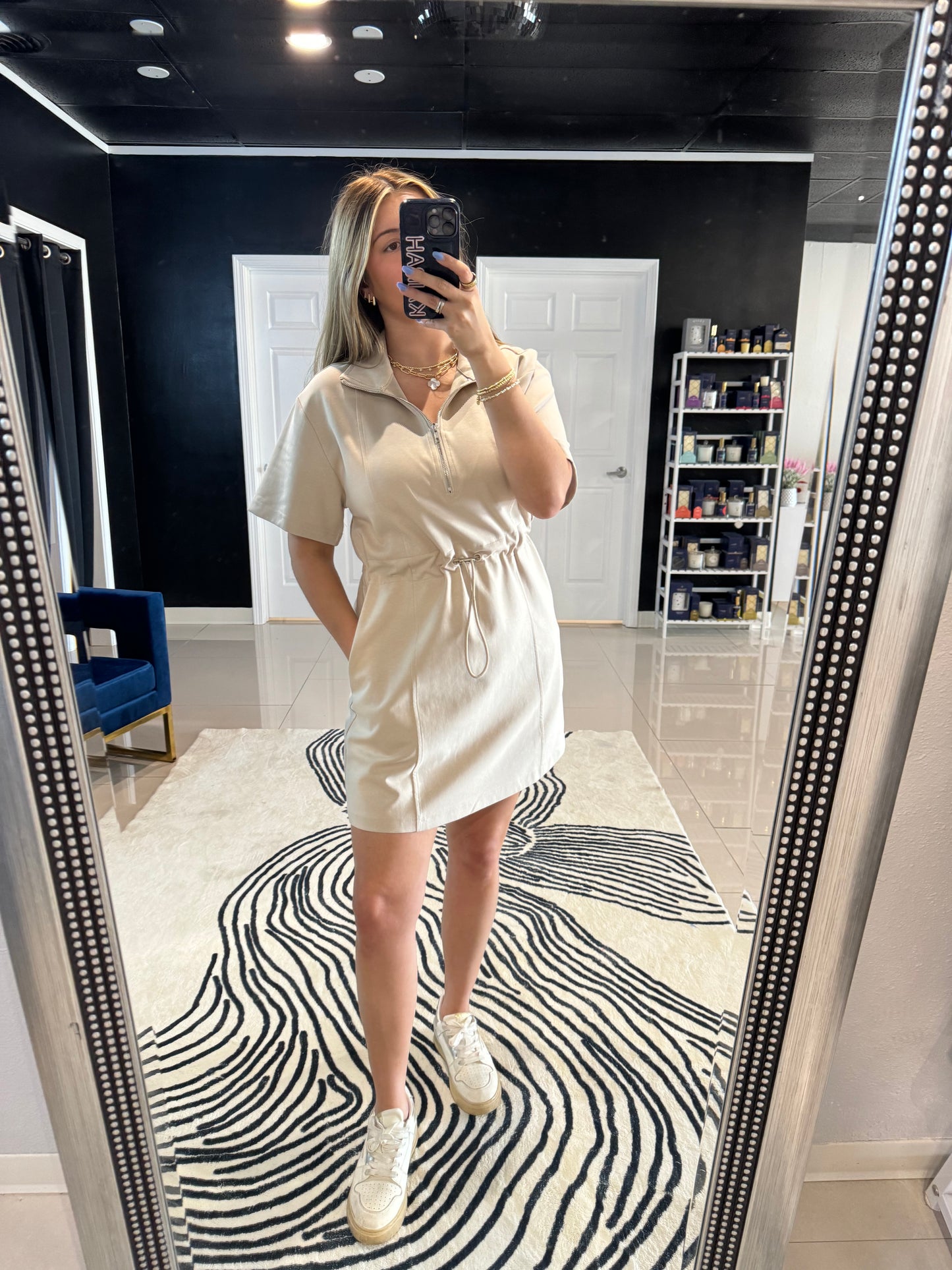 Ellie Drawstring Dress