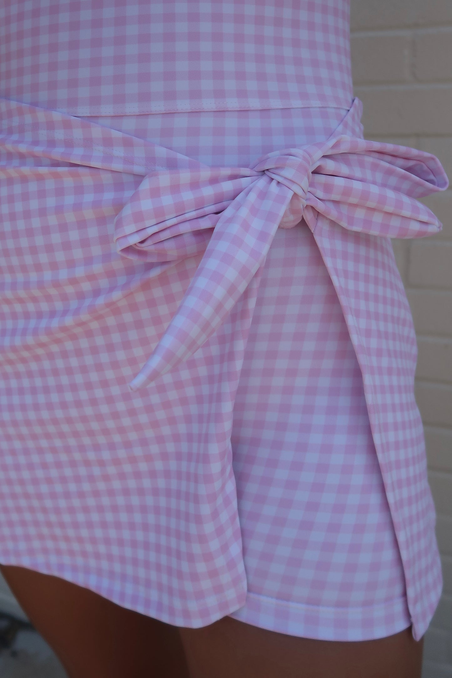 Strawberry Sprint - Wrap Dress