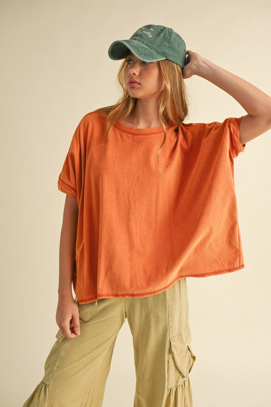 Oversized Tee - Orange