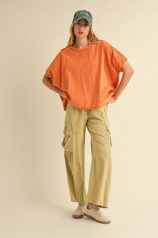Oversized Tee - Orange
