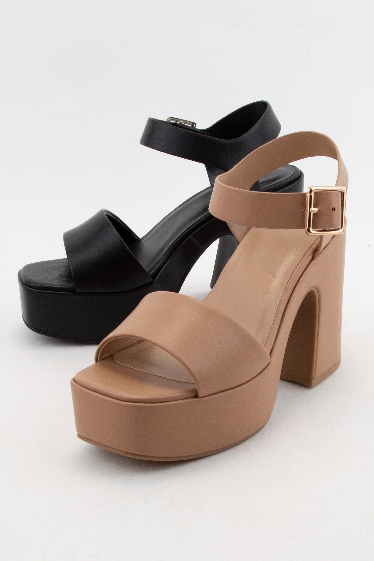 Platform Block Heel