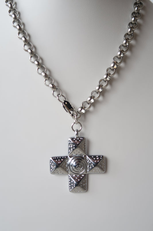 Stella Statement Necklace - Silver