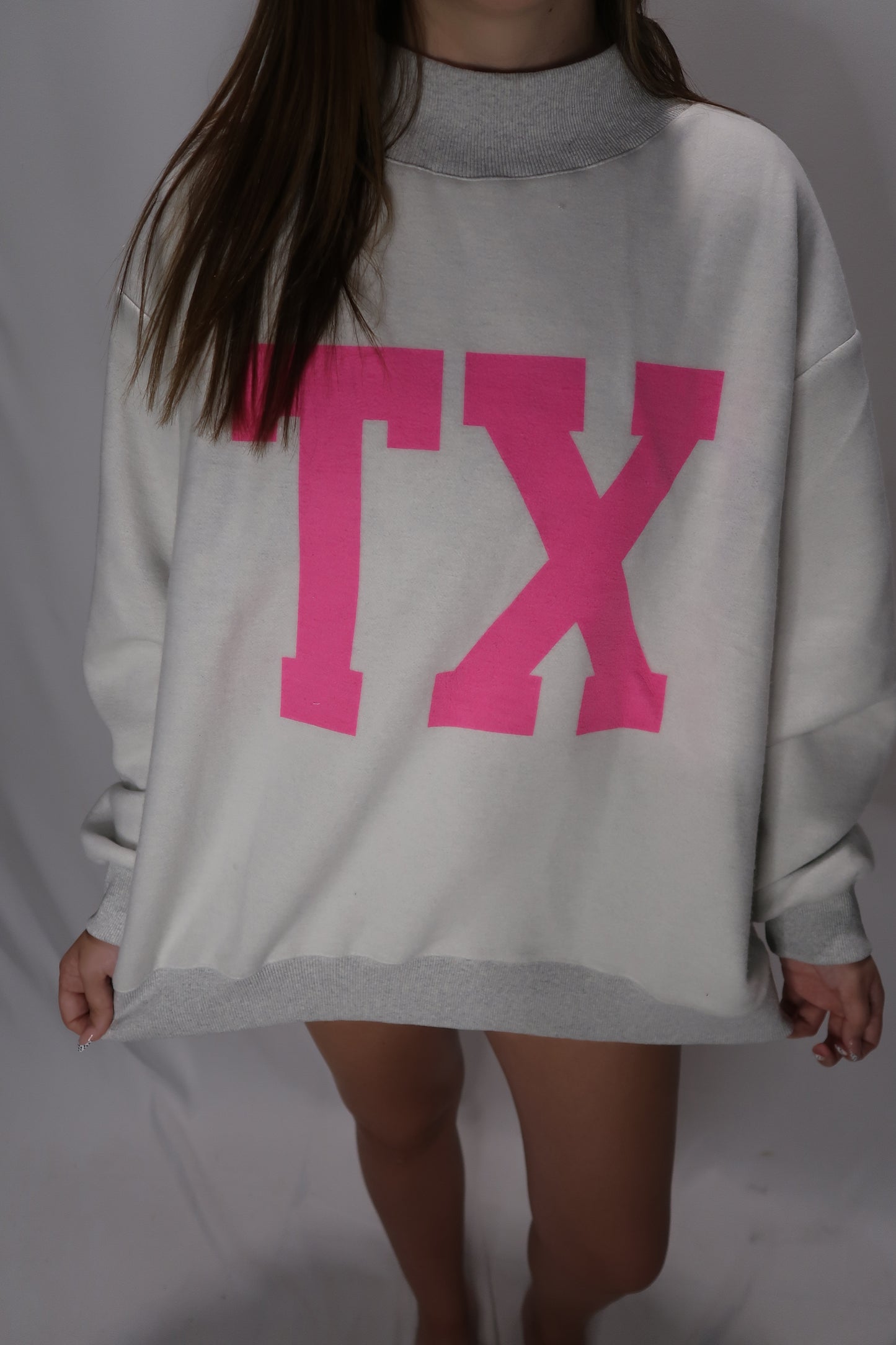 Texas Reversible Mock Neck Sweatshirt