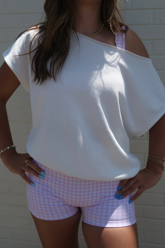 Bare It All Terry Top - Off White