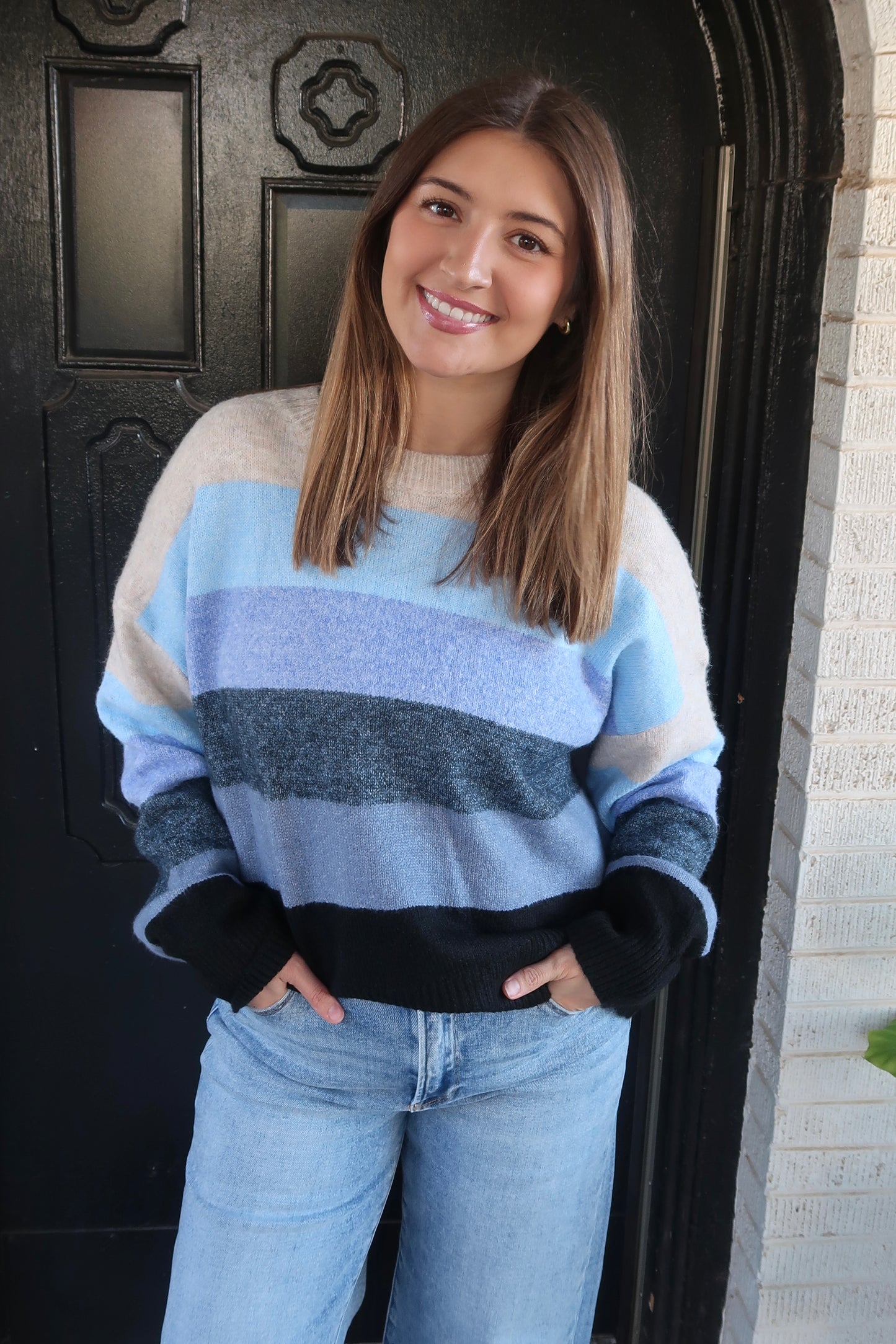 Frosty Blue Sweater
