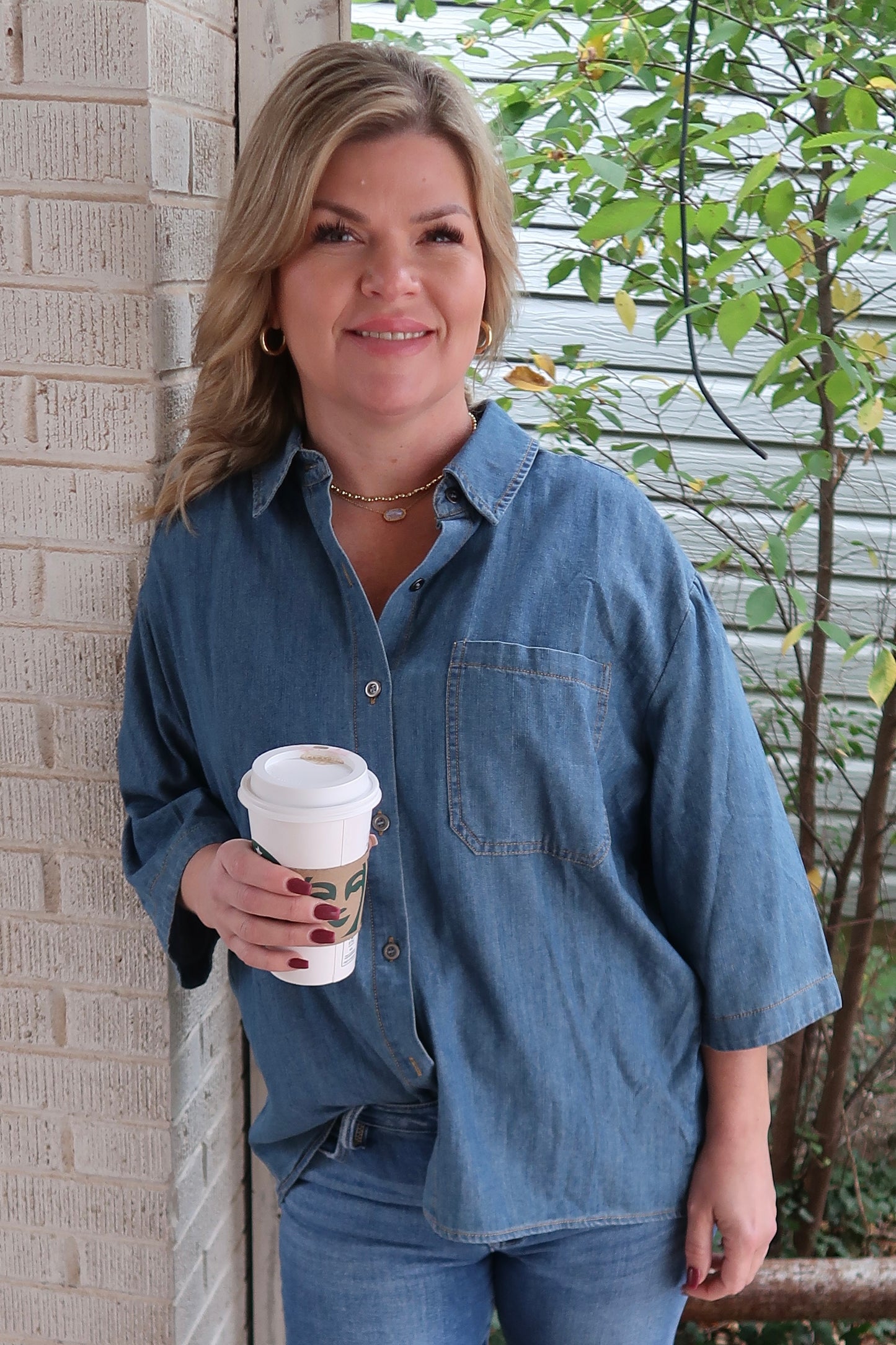 True Blues Denim Top