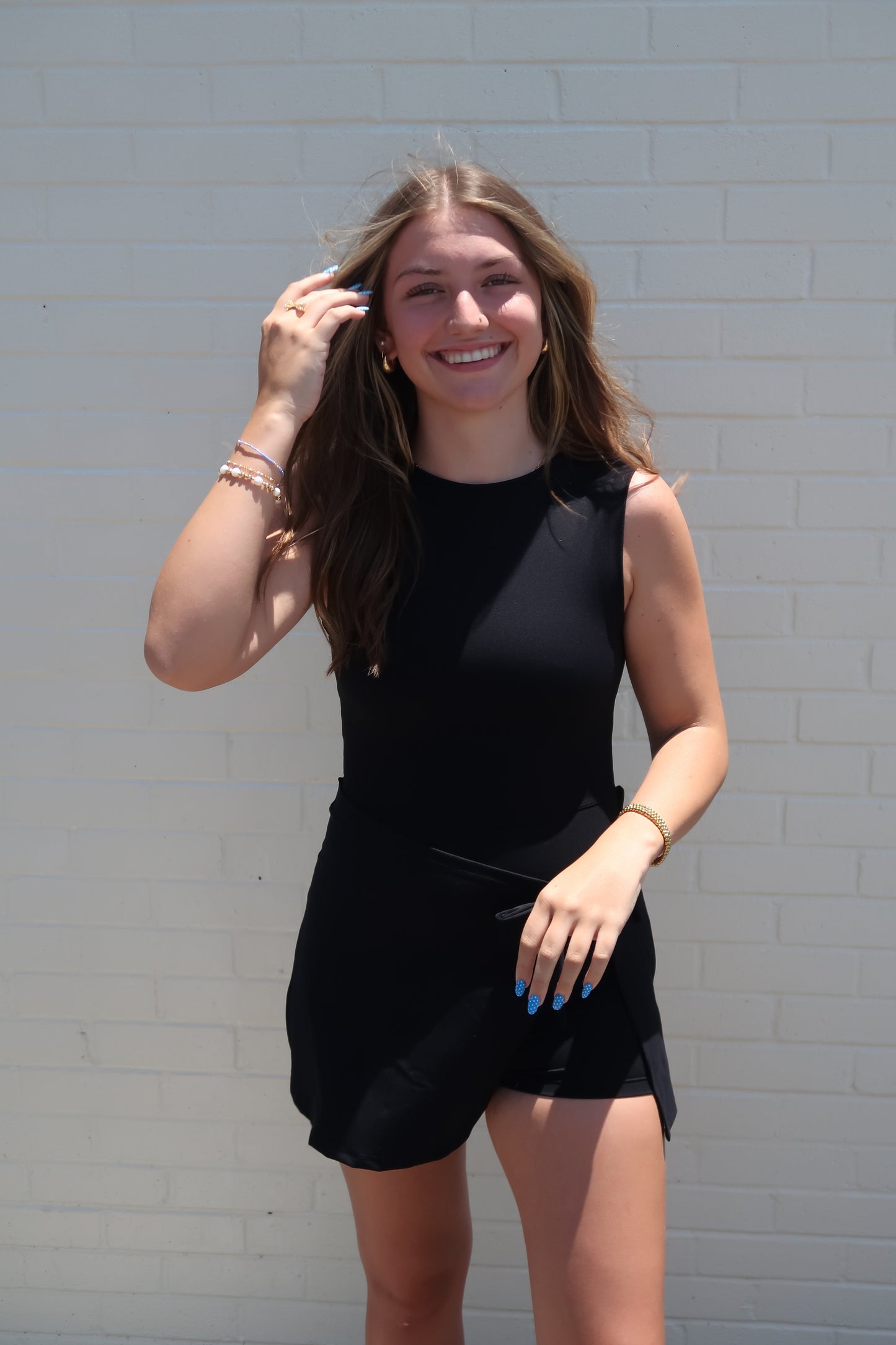 Onyx Flow - Wrap Dress