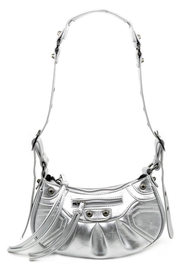 Aria Handbag - Silver
