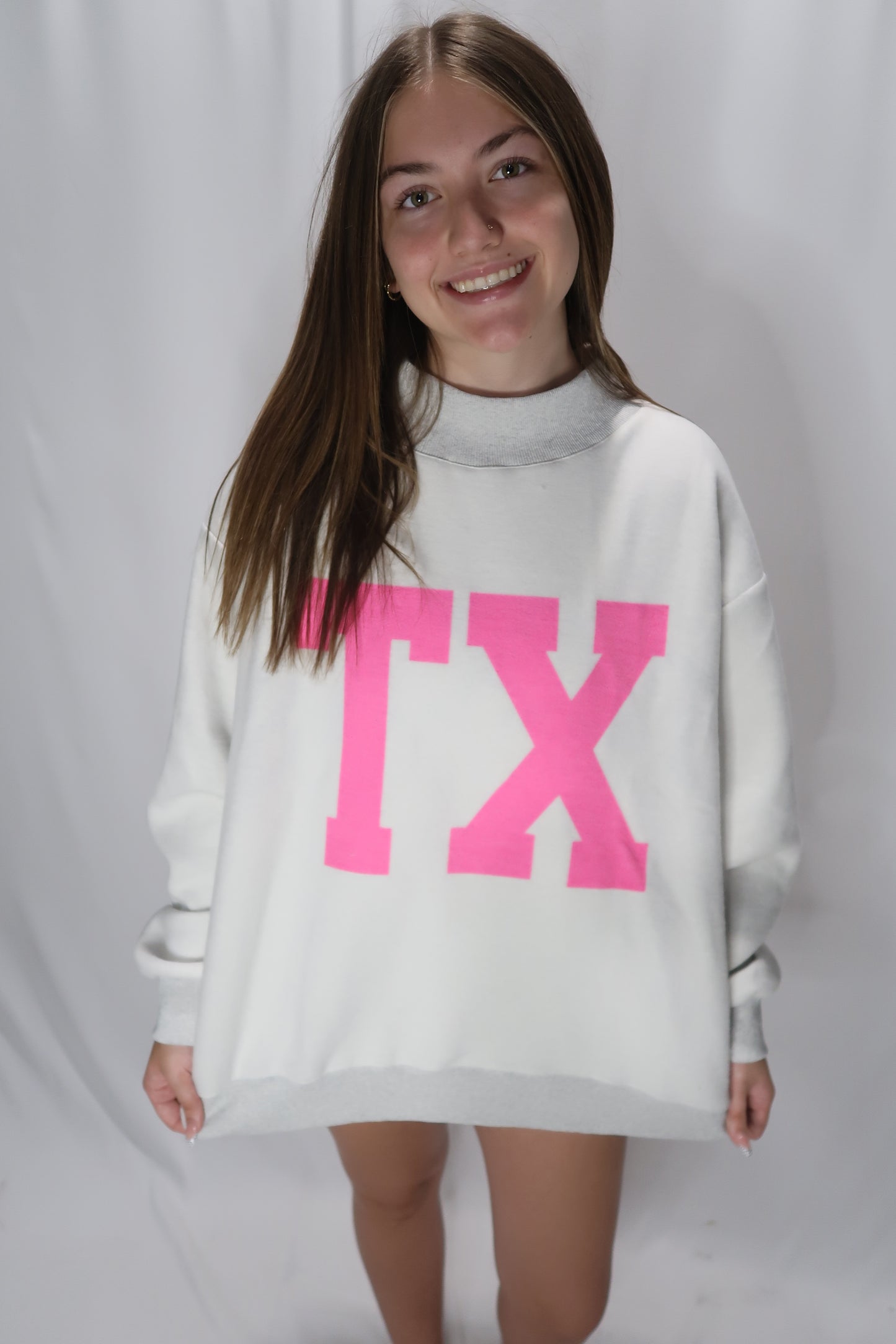 Texas Reversible Mock Neck Sweatshirt