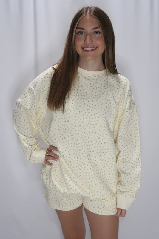 Ditsy Floral Sweatshirt