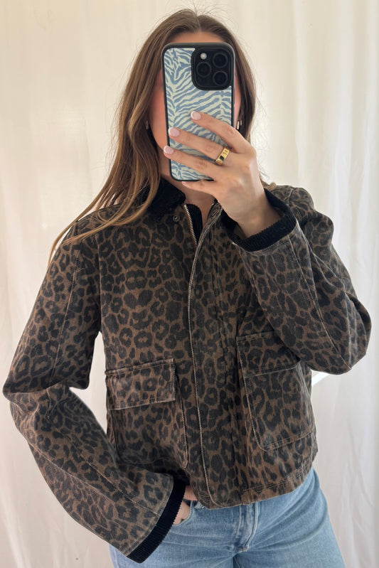 Arie Leopard Coat