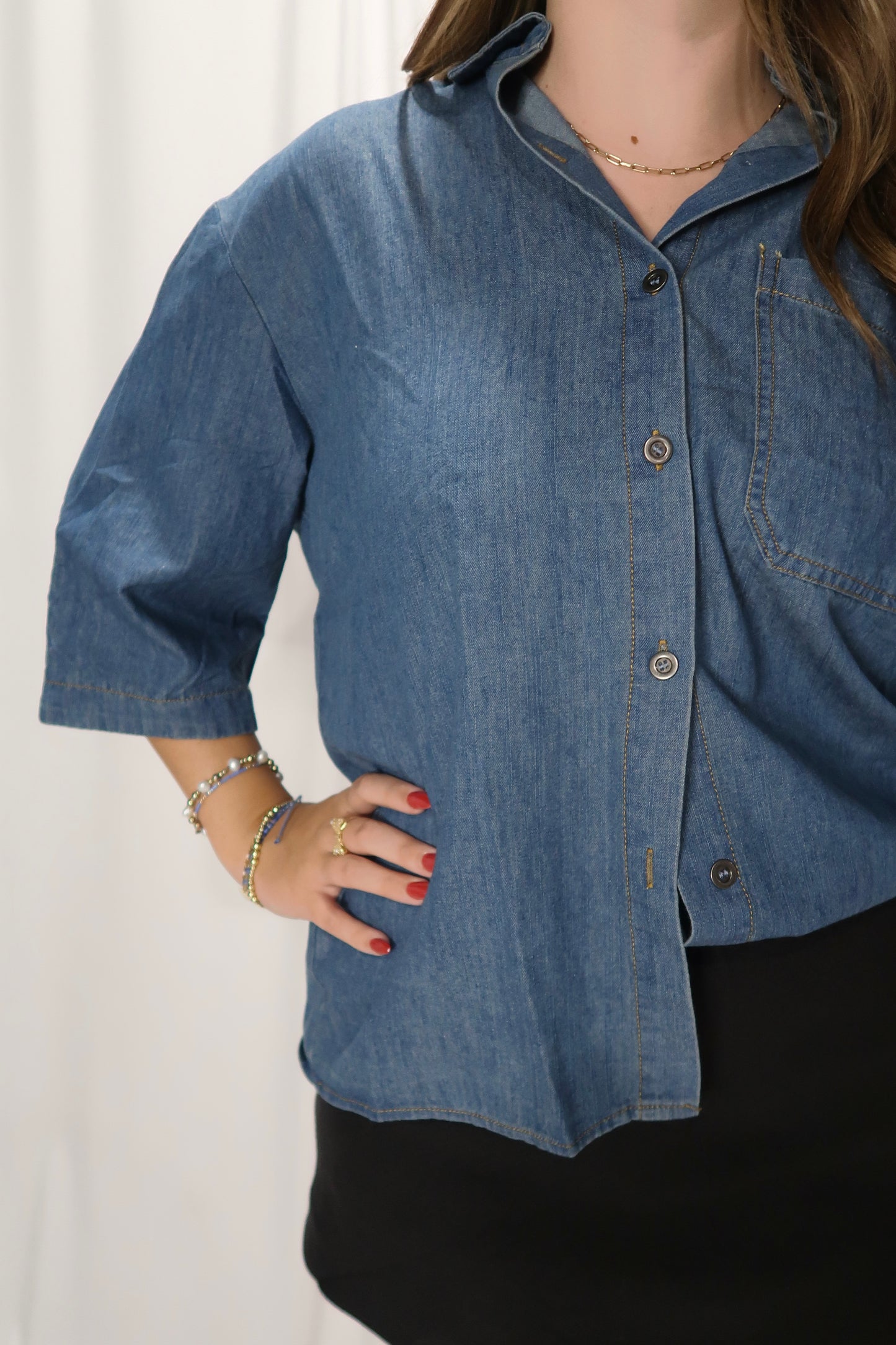 True Blues Denim Top