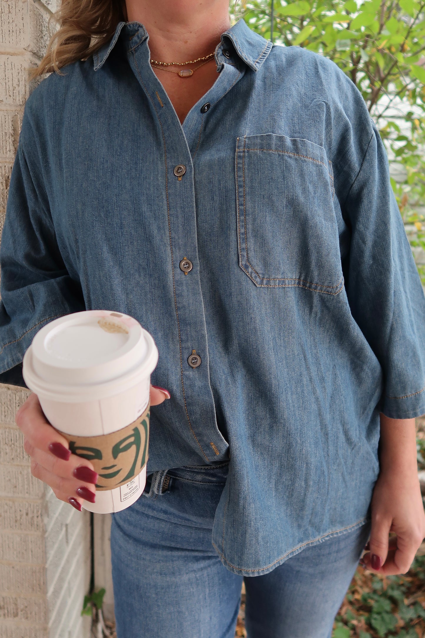 True Blues Denim Top