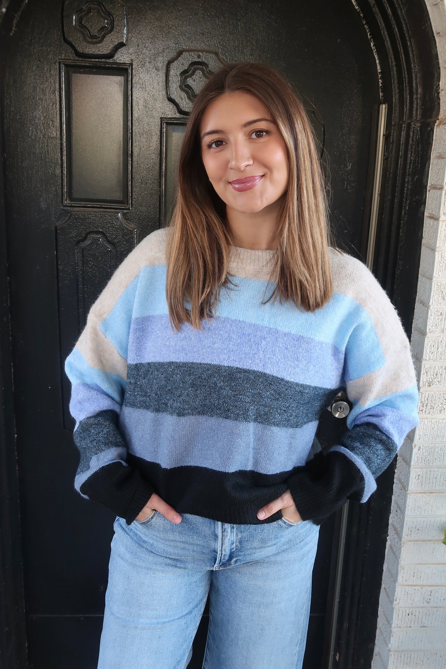 Frosty Blue Sweater