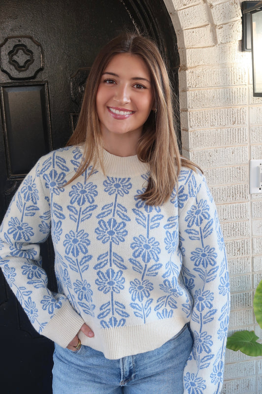 Kimberly Floral Sweater